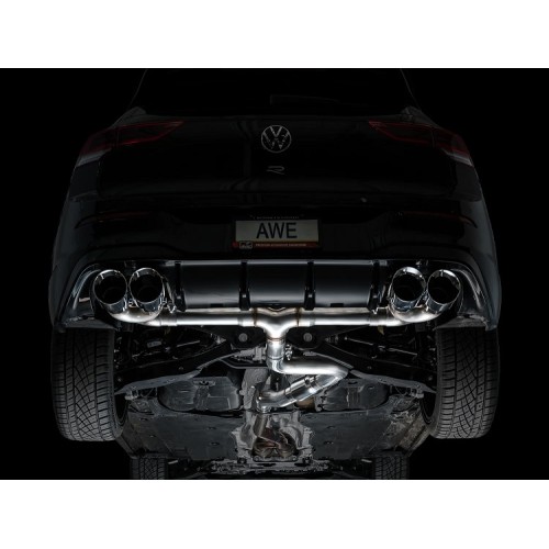 AWE Track Edition Exhaust for MK8 Golf R
