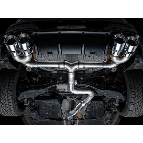 AWE Track Edition Exhaust for MK8 Golf R