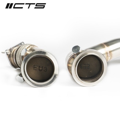 CTS Turbo 3" Stainless Steel High-Flow Cats S55 F80/F82/F87 M3/M4/M2 Competition