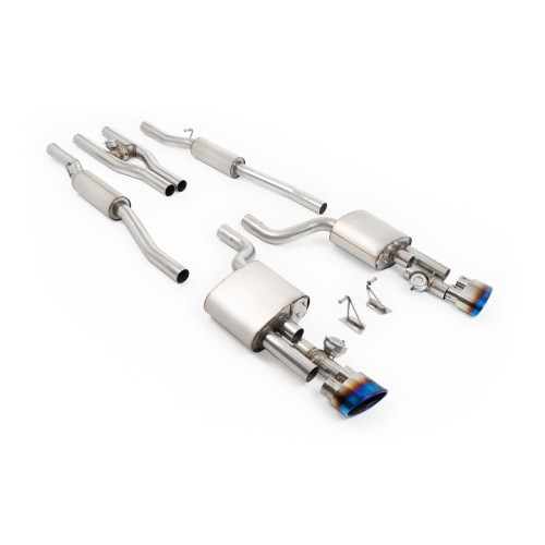 Milltek V2 Resonated & Valved Cat Back with Active H-Pipe