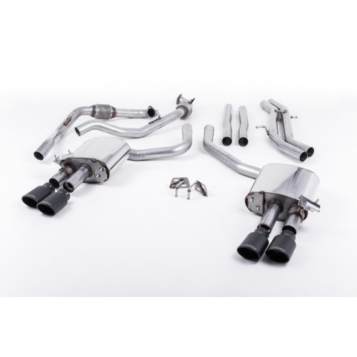 Milltek B9 Non-Res Cat Back Exhaust (w/o Sport Diff)