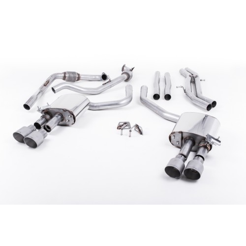 Milltek B9 Non-Res Cat Back Exhaust (w/ Sport Diff)