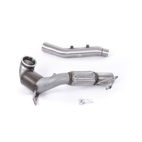 Milltek Large Bore Downpipe and Hi-Flow Sports Cat (No CEL)