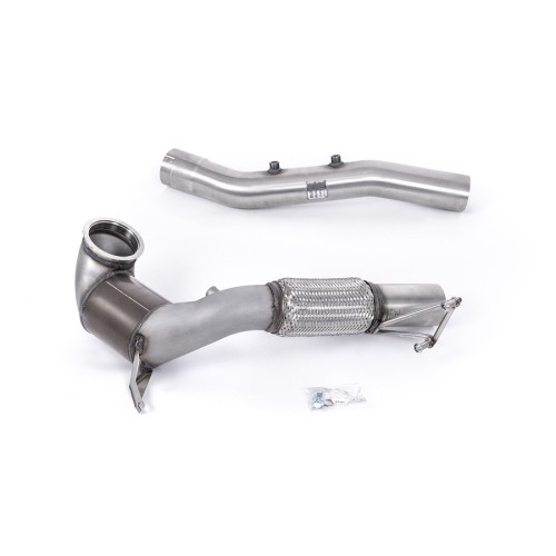 Milltek Large Bore Downpipe and Hi-Flow Sports Cat (No CEL)