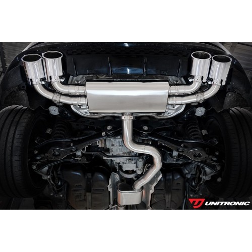 Unitronic Cat Back Exhaust System - Oval Tips