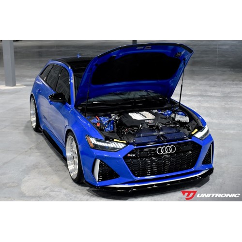 Unitronic Blue Carbon Kevlar Carbon Fiber Intake & Turbo Inlets for C8 RS6/RS7