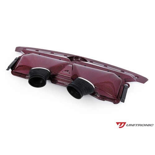 Unitronic Red Carbon Kevlar Carbon Fiber Intake & Turbo Inlets for C8 RS6/RS7