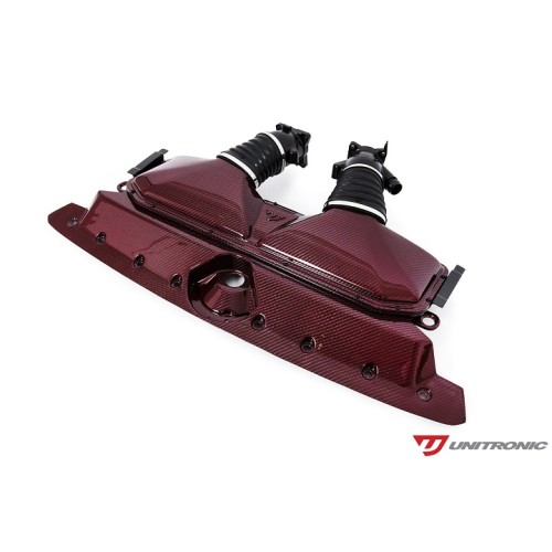 Unitronic Red Carbon Kevlar Carbon Fiber Intake & Turbo Inlets for C8 RS6/RS7